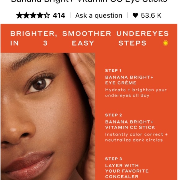 Olehenrksen Banana Bright Vitamin CC Stick in Pumpkin - Picture 7 of 11